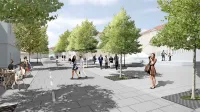 Idejno zasnovo prenove Tržaške ceste so  narisali v arhitekturnem biroju Ravnikar-Potokar.