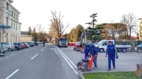 Delavci so začeli urejati Trg Evrope. Parkiranja ne bo več, območje 
bo osvetljeno, promet pa umirjen na 30 kilometrov na uro.  