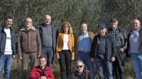 Z leve: (stojijo) Igor Novak, Boris Jenko,  Gorazd Jereb,  Dorjana 
Hlaj, Vanja Dujc,  Sandi Babič,  Arsen Jurinčič,  Danijel Sabadin,  
(sedita) Franjo Bošnjak in Franko MIklavčič.