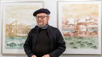 Janez Matelič svojih 70 praznuje s serijo  novih grafik. V  Insuli bodo na ogled do 10. marca. 