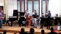 

Zlatonagrajeni s  tekmovanja TEMSIG 2016 Jazz Kombo GŠ Postojna na zaključnem koncertu primorskih nagrajencev na GŠ Koper.