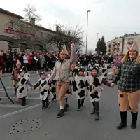 Otroci iz vrtca Jožefe Maslo si bodo bistriško povorko dobro 
zapomnili.