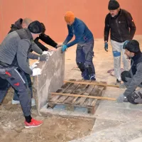 V trnovski cerkvi obnavljajo tudi 300-letni tlak