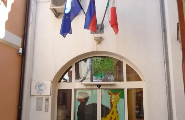 Eden od vrtcev, kamor so vpisani tudi otroci iz bližnje Italije.