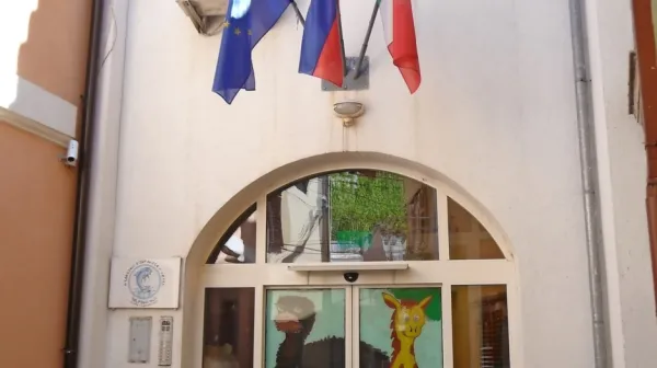 Eden od vrtcev, kamor so vpisani tudi otroci iz bližnje Italije.