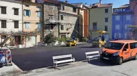 Asfaltiranje dela piranske Punte je občino stalo 9500 evrov. 