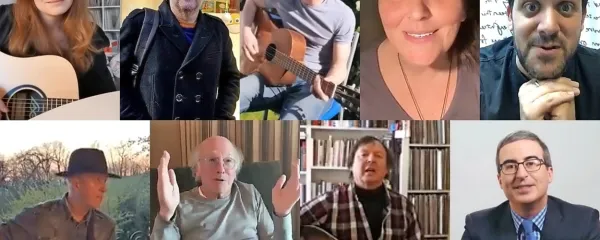  Na družbenih omrežjih je te dni vse prej kot dolgčas - tam igrajo, prepevajo, berejo, nizajo šale, kritične premisleke ... 