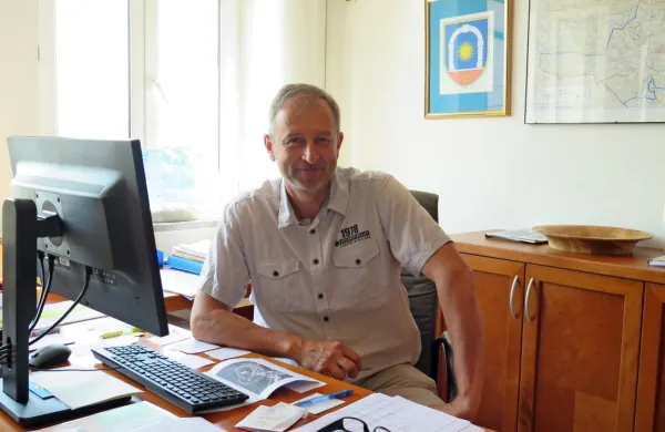 Komenski  župan Erik Modic