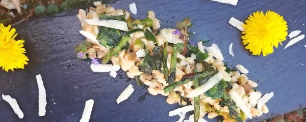 Recept: Ješprenj z divjimi travami