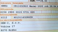 V konkretnem primeru položnice  na fotografiji je znesek za več kot 
enajst evrov nižji od februarske, kar je že občutna razlika.