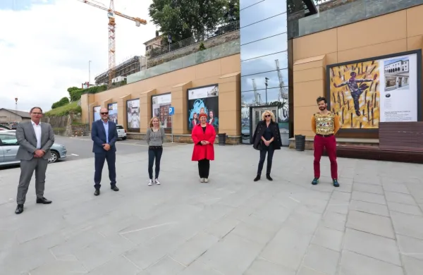 Za dvig zavesti o pomenu kulture in znanosti si skupaj prizadevajo 
(z leve) David Runco, Rado Pišot, Mojca Vojska, Nada Čibej, Katja 
Pegan in Luka Juri.