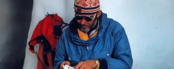 V baznem taboru pod Mount Everestom leta 1979