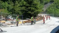 Čas bo pokazal, ali se bodo na mostu  pojavljali problemi v pretoku 
večjih vozil.