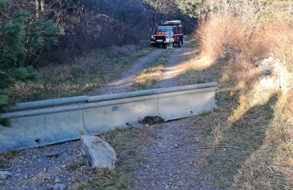 Razmere ob meji so si konec tedna ogledali tudi predstavniki 
komenske civilne zaščite.