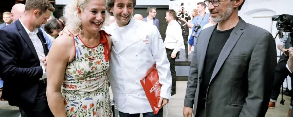  Ana Roš (Hiša Franko) in  Tomaž Kavčič (Pri Lojzetu)