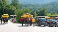 Praznični podaljšani vikend je bil v Posočju turistično živahen, kar 
se je poznalo tudi pri plovbi po Soči.