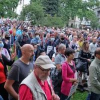 Protestni pohod so zaključili z ustanovitvijo ljudske skupščine