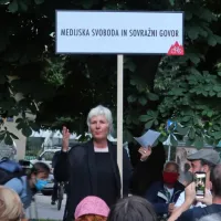 Protestni pohod so zaključili z ustanovitvijo ljudske skupščine