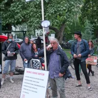 Protestni pohod so zaključili z ustanovitvijo ljudske skupščine