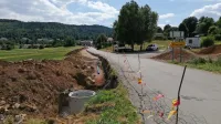 Obnova vodovoda med Knežakom in Obrobo bo izboljšala oskrbo 
s pitno vodo okoliških prebivalcev in  požarno varnost strelišča na 
Baču. 