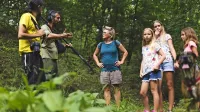 Mladi ustvarjalci sedme umetnosti kadre za kratke filme v kamero 
lovijo tudi v Panovcu.