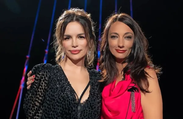 Severina (levo) in Vesna Milek v oddaji Od blizu
