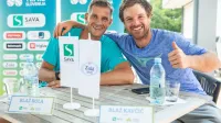 Teniška Blaža: Rola (levo) in Kavčič