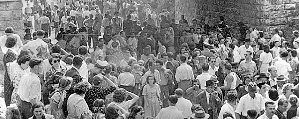 Srečanja pod železniškim mostom v Rožni dolini, 13. avgusta 1950