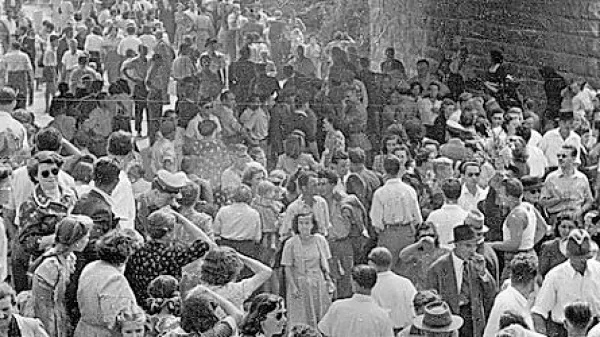 Srečanja pod železniškim mostom v Rožni dolini, 13. avgusta 1950