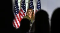 Melania Trump je svojega moža opisala kot avtentično osebo: “Če 
vam je všeč ali ne, vsaj vedno veste, kaj misli.”  