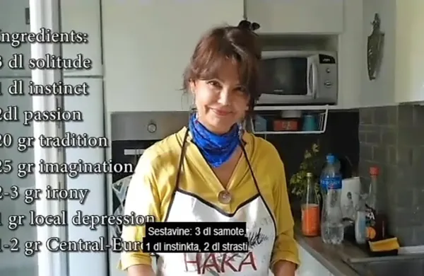  Krisztina Tóth  je  na festivalskem facebook profilu delila recept za okusno poezijo: samoti primešamo 
instinkt, strast, tradicijo, domišljijo, ironijo, nekaj lokalne depresije, srednjeevropski okus ... 
