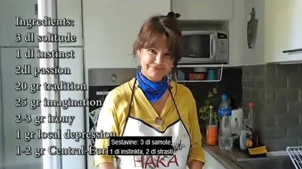  Krisztina Tóth  je  na festivalskem facebook profilu delila recept za okusno poezijo: samoti primešamo 
instinkt, strast, tradicijo, domišljijo, ironijo, nekaj lokalne depresije, srednjeevropski okus ... 