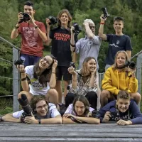 Dekleta in fantje so se v Trenti učili, kako izkoristiti svetlobo za lepo fotografijo, kako nastane portret in še marsikaj. 