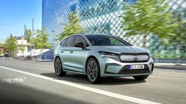 Sestrski model prihajajočega Volkswagnovega ID.4 je Škodin prvi 
model na platformi MEB in njihov drugi električni avto po modelu 
citigo iV.