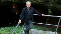 Dragan Velikić  med lanskim spustom v Vilenico 