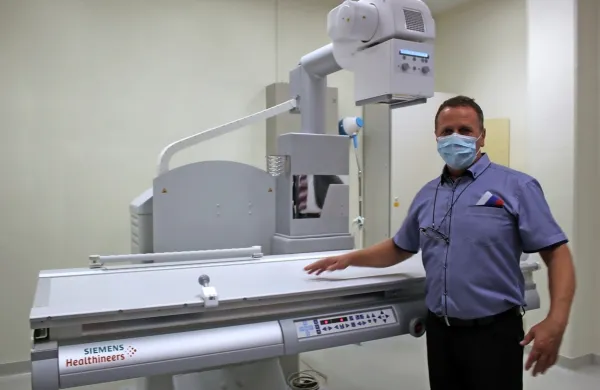 

Luka Kaluža je navdušen nad  novim aparatom, ki je v uporabi  od 
sredine avgusta, včeraj pa so ga namenu predali tudi uradno. 

