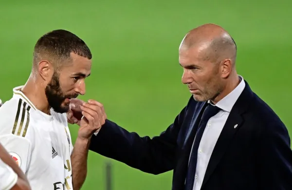 Karim Benzema (levo) in Zinedine Zidane sta popeljala Real 
Madrid do 34. naslova španskega prvaka. Kako bo v novi sezoni?