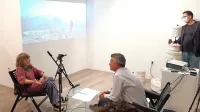 Ema Kugler med pogovorom z Vidom Lenardom v Galeriji Meduza, 
ki bo dosegljiv tudi na spletnem mestu Pedagoške fakultete UP.