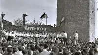 V Kubedu je bila leta 1970 velika proslava ob 100. obletnici tabora. 
Osrednji govornik je bil literat Matej Bor.