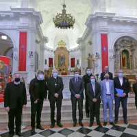 Borut Pahor obiskal koprsko stolnico in gledališče