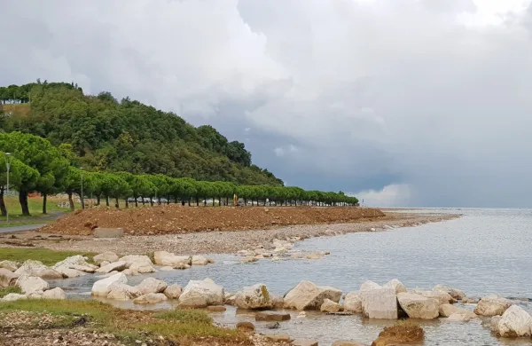 Zaradi poplavne varnosti je treba nasip med ustjem Badaševice in 
Žusterno povišati na 2,8 metra nad morjem. 