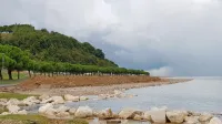 Zaradi poplavne varnosti je treba nasip med ustjem Badaševice in 
Žusterno povišati na 2,8 metra nad morjem. 