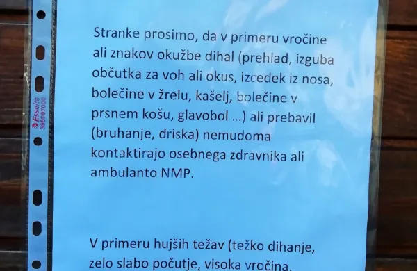 Zaradi okužbe zaprt priljubljeni bife