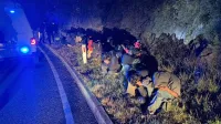 Pri Kubedu so policisti v noči na nedeljo prestregli 43 tujcev. 