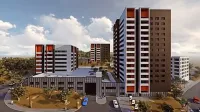 Čeprav so sprva načrtovali, da bo najvišji neprofitni stolpič imel 12 
nadstropij, so se zdaj odločili, da bodo štiri nadstropja “odrezali”.