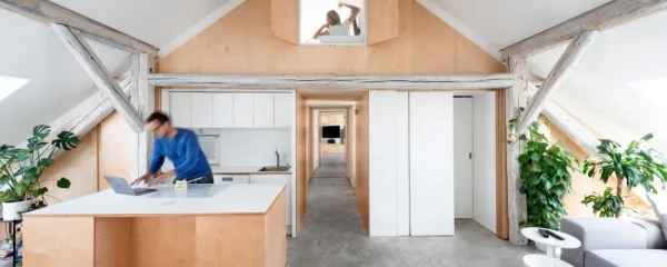 Mansardno stanovanje ponuja veliko načinov uporabe.