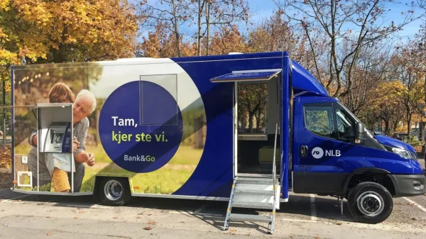 Pripelje kmalu: NLB mobilna poslovalnica Bank&Go