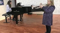  Trobentačica Valentina Dujc je marca blestela  na državnem tekmovanju Temsig v Ormožu. 