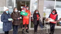 Simbolično srce za zaposlene zdravstvenega doma
