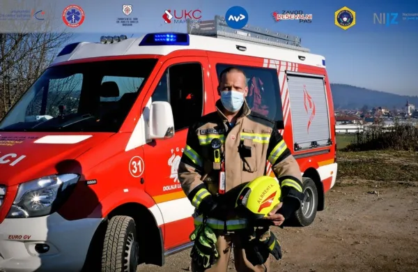 Gasilec in reševalec Anže Albreht poziva voznike, naj bodo 
odgovorni  in naj vozijo trezni. 